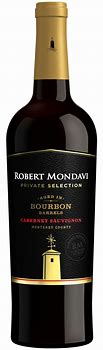Image result for Robert Mondavi Cabernet Sauvignon Private Selection Aged in Bourbon Barrels