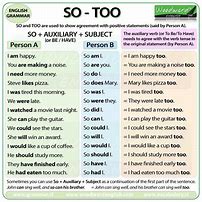 Image result for Too. Examples Ol Each First Part