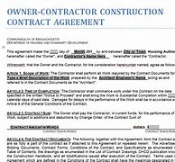Image result for Contractor Signed Contract