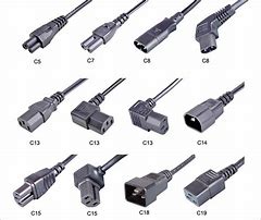 Image result for Power Cable Connector Types