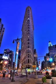 Image result for FlatIron Building at Night