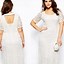 Image result for White Plus Size Formal Gowns
