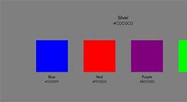 Image result for Color Contrast to Silver