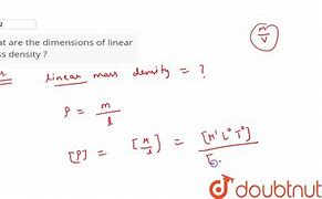 Image result for Dimensions of Density in Physics