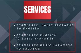 Image result for Translate to Japanese