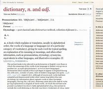 Image result for A Oxford Dictionary Entry Sample Example