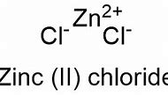 Image result for Zinc Chloride Chemical Structure
