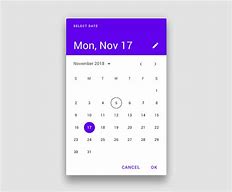 Image result for Date PICKER Template for Android
