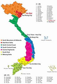 Image result for Vietnam Provinces Map