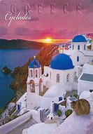 Image result for Santorini Postcards