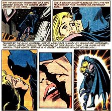 Image result for Black Canary Kissing Batman