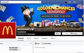 Image result for McDonald's Facebook