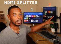 Image result for HDMI 1 in 2 Out Extend Display Wall Monitor