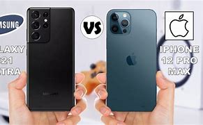 Image result for iphone 12 pro max and samsung s21 ultra comparison