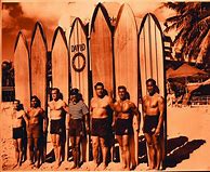 Image result for Vintage Hawaiian Surfers