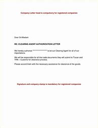 Image result for Agent Authorization Letter