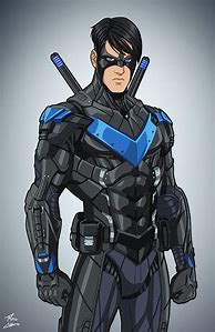 Image result for Nightwing Art Arkham Knight