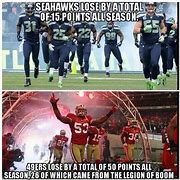 Image result for 49ers Vs. Seahawks Memes