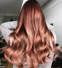 Image result for Copper Rose Gold Hair Ombre