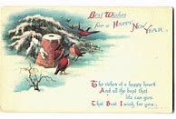Image result for Vintage Happy New Year Postcards