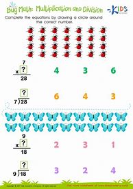 Image result for Printable Math Worksheets Multiplication and Division