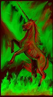 Image result for Evil Unicorn Cartoon