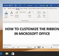 Image result for Icons in the Ribbon Menu MS Word