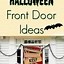 Image result for Door Decorating for Halloween