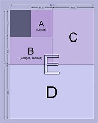 Image result for Standard Us Paper Sizes