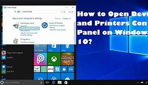 Image result for Devices and Printers Control Panel Settings