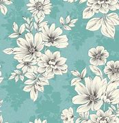 Image result for Teal Floral Pattern