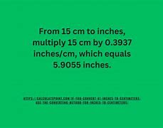 Image result for Calculator Cm to Inches Conversion Chart