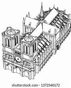 Image result for Notre Dame Sketch 3D