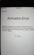 Image result for Activation Error iPhone