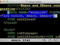 Image result for Emacs OS X