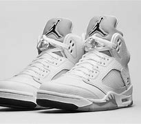 Image result for white jordans 5