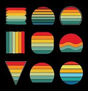 Image result for Retro Sunset Vector