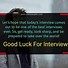 Image result for Job Interview Good Luck Meme