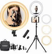 Image result for iPad Tripod Stand with Ring Light Mount