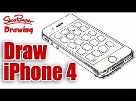 Image result for Draw iPhone 4