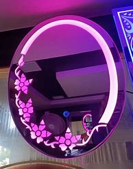 Image result for Semi Circle LED Mirror