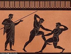 Image result for Greek Wrestling Art