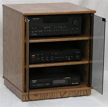Image result for JVC Glass Audio Rack with Speakers