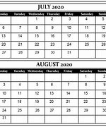 Image result for July to August Calendar