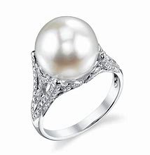 Image result for Spinel and Cultured Pearl Ring