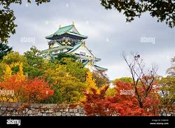 Image result for Osaka Castle in Autumn
