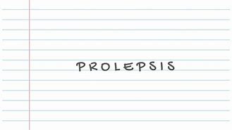 Image result for prolepsia