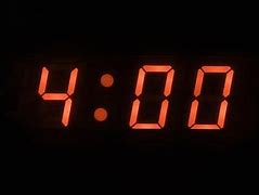 Image result for 4 AM Clock Pic
