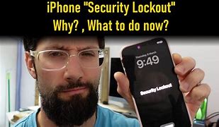 Image result for Security LockOut iPhone