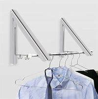Image result for Folding Wall Laundry Hanger